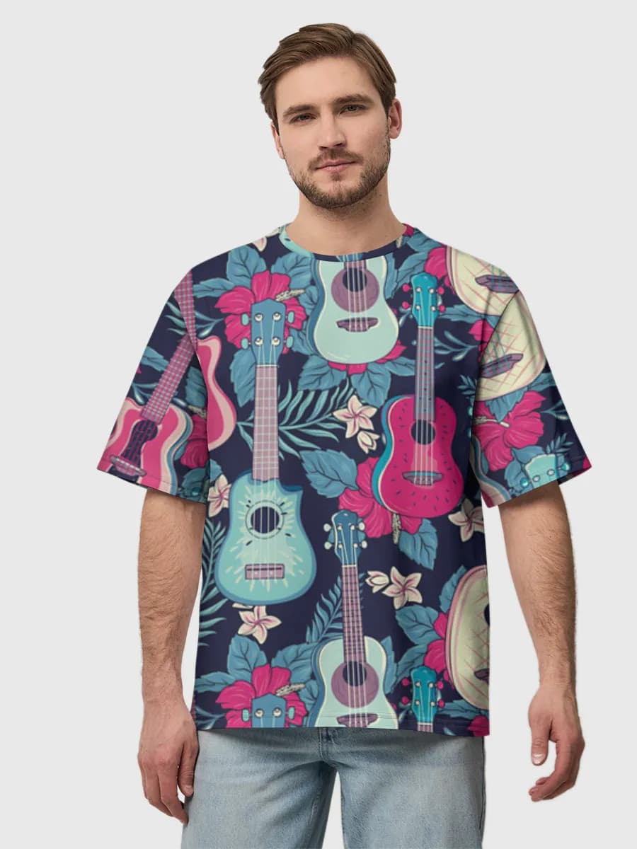 Men's oversized cotton T-shirt