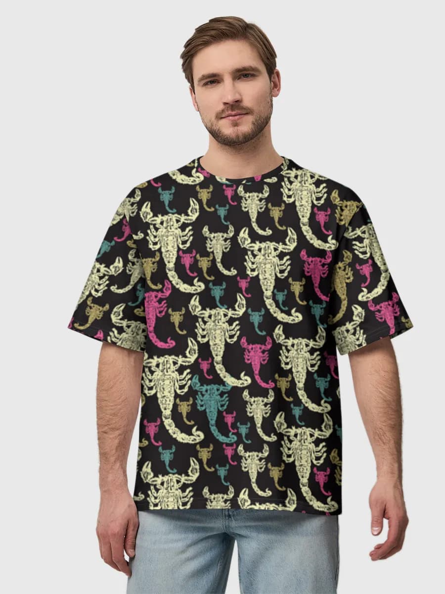 Men's oversized cotton T-shirt
