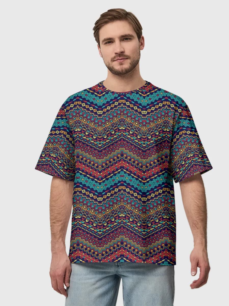 Men's oversized cotton T-shirt
