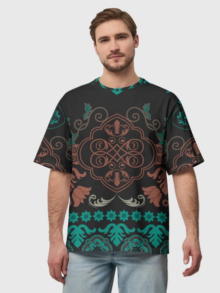 Men's oversized cotton T-shirt