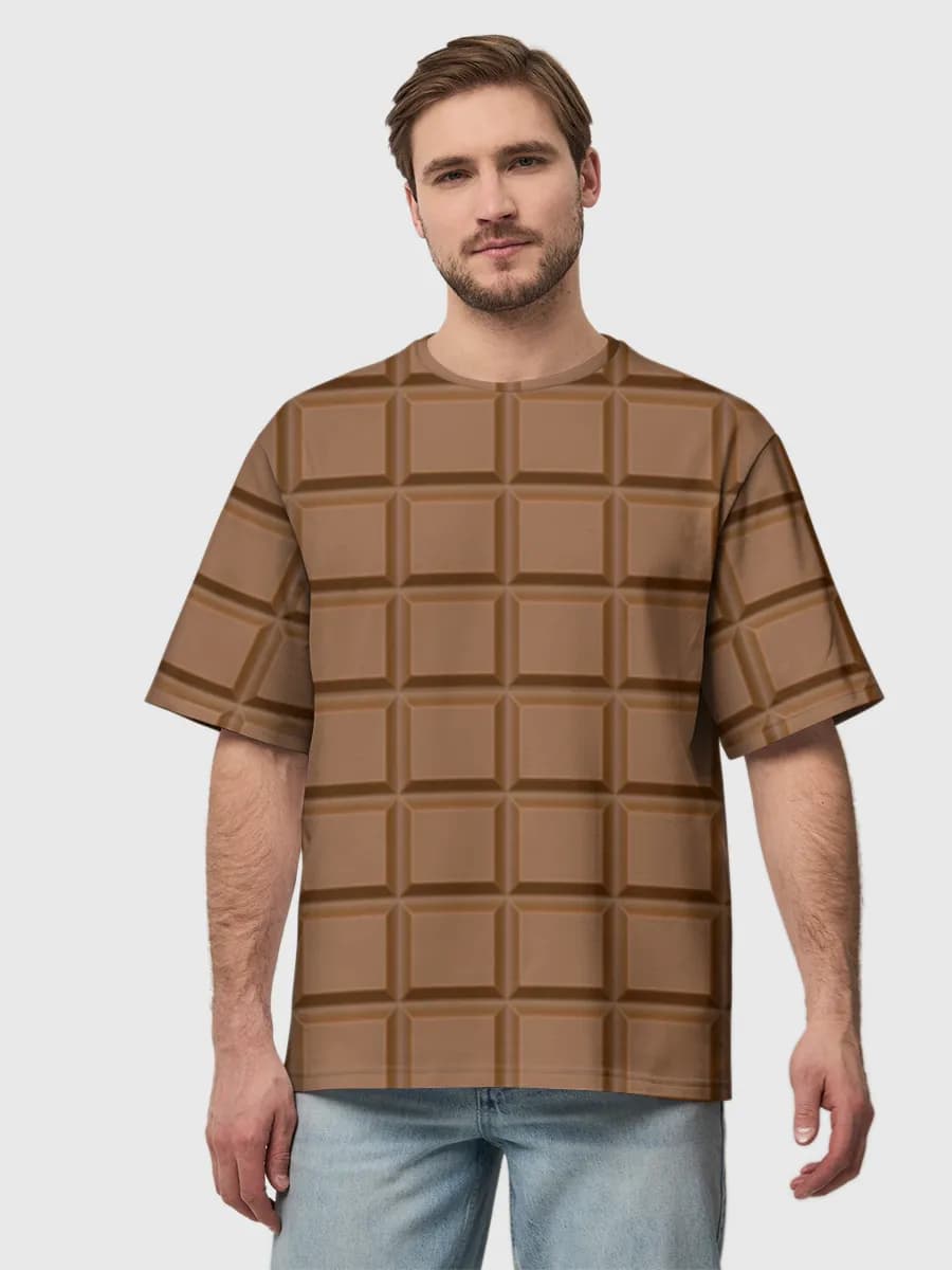 Men's oversized cotton T-shirt