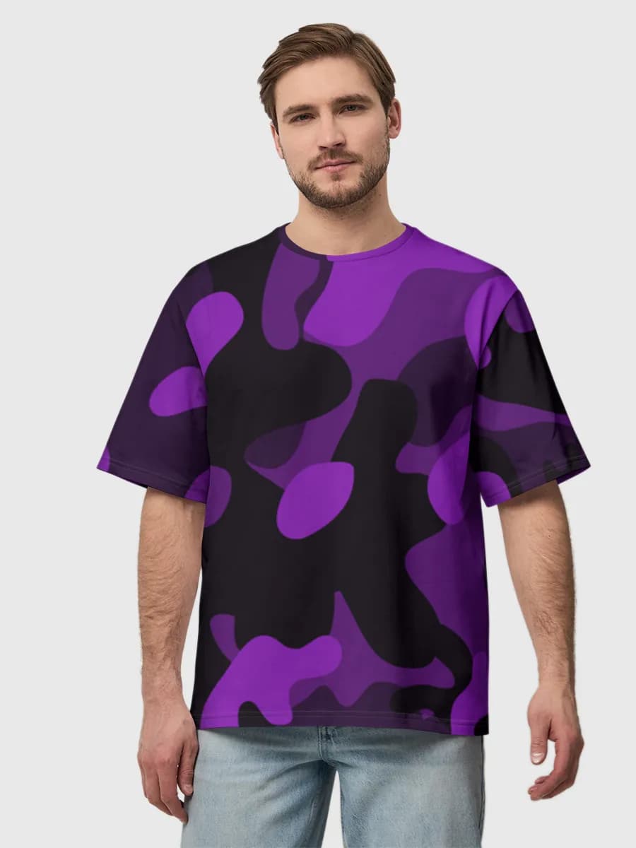 Men's oversized cotton T-shirt