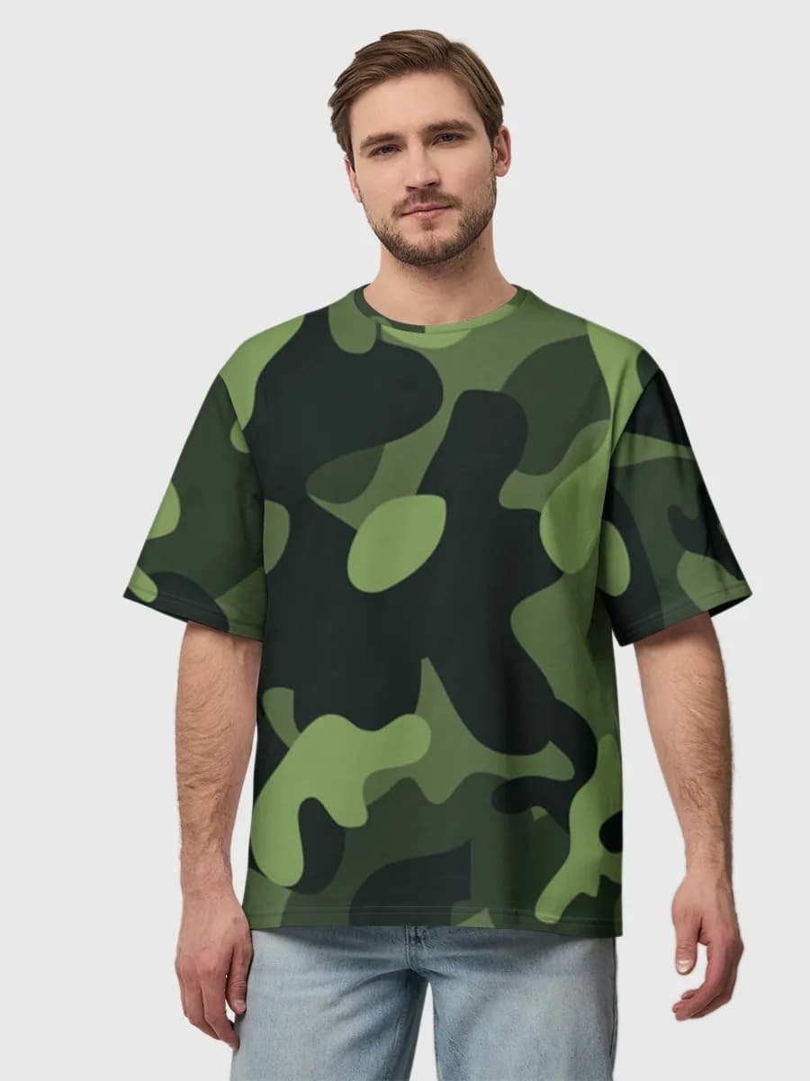 Men's oversized cotton T-shirt