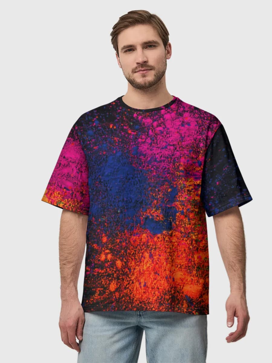 Men's oversized cotton T-shirt