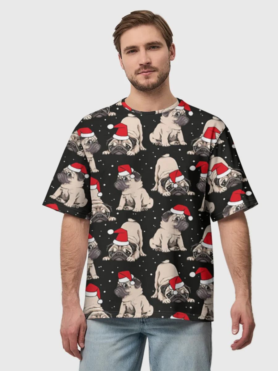 Men's oversized cotton T-shirt