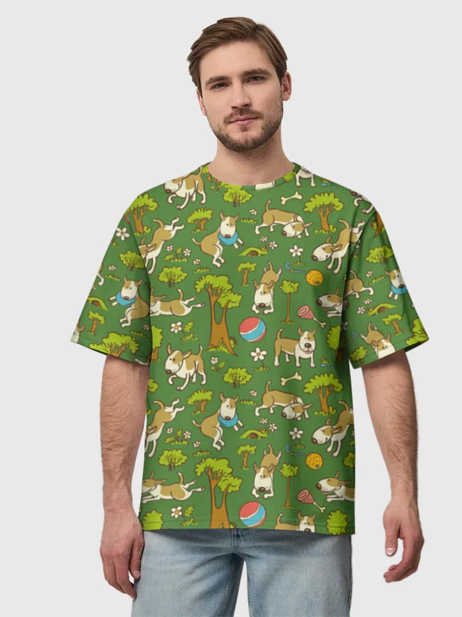 Men's oversized cotton T-shirt