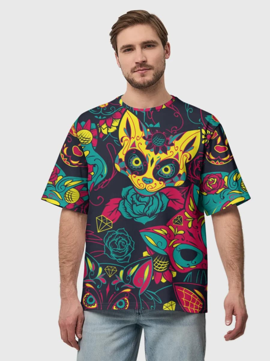 Men's oversized cotton T-shirt