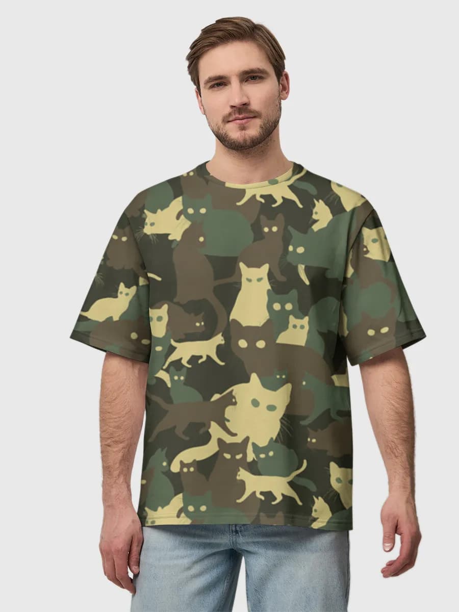 Men's oversized cotton T-shirt