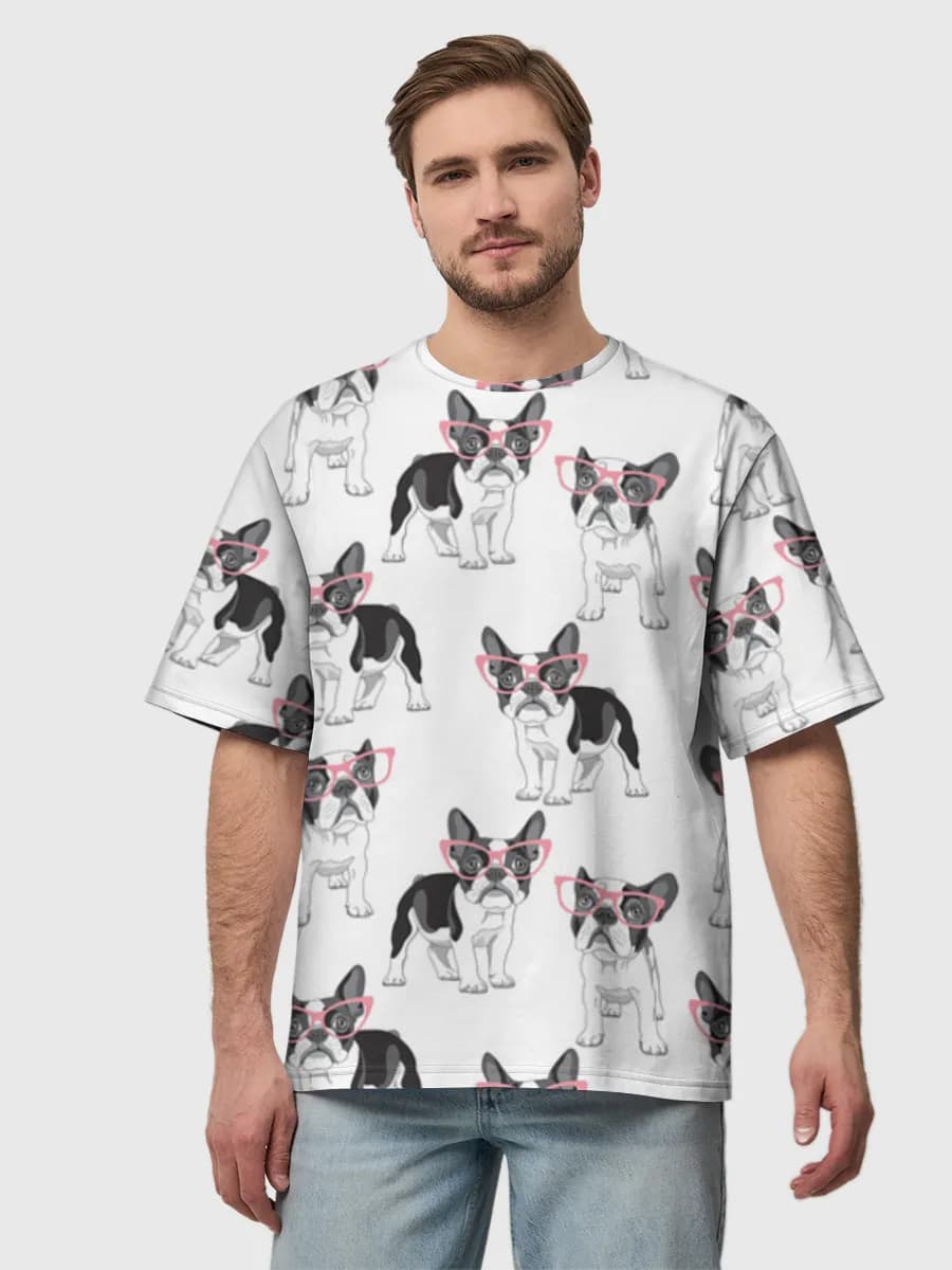 Men's oversized cotton T-shirt