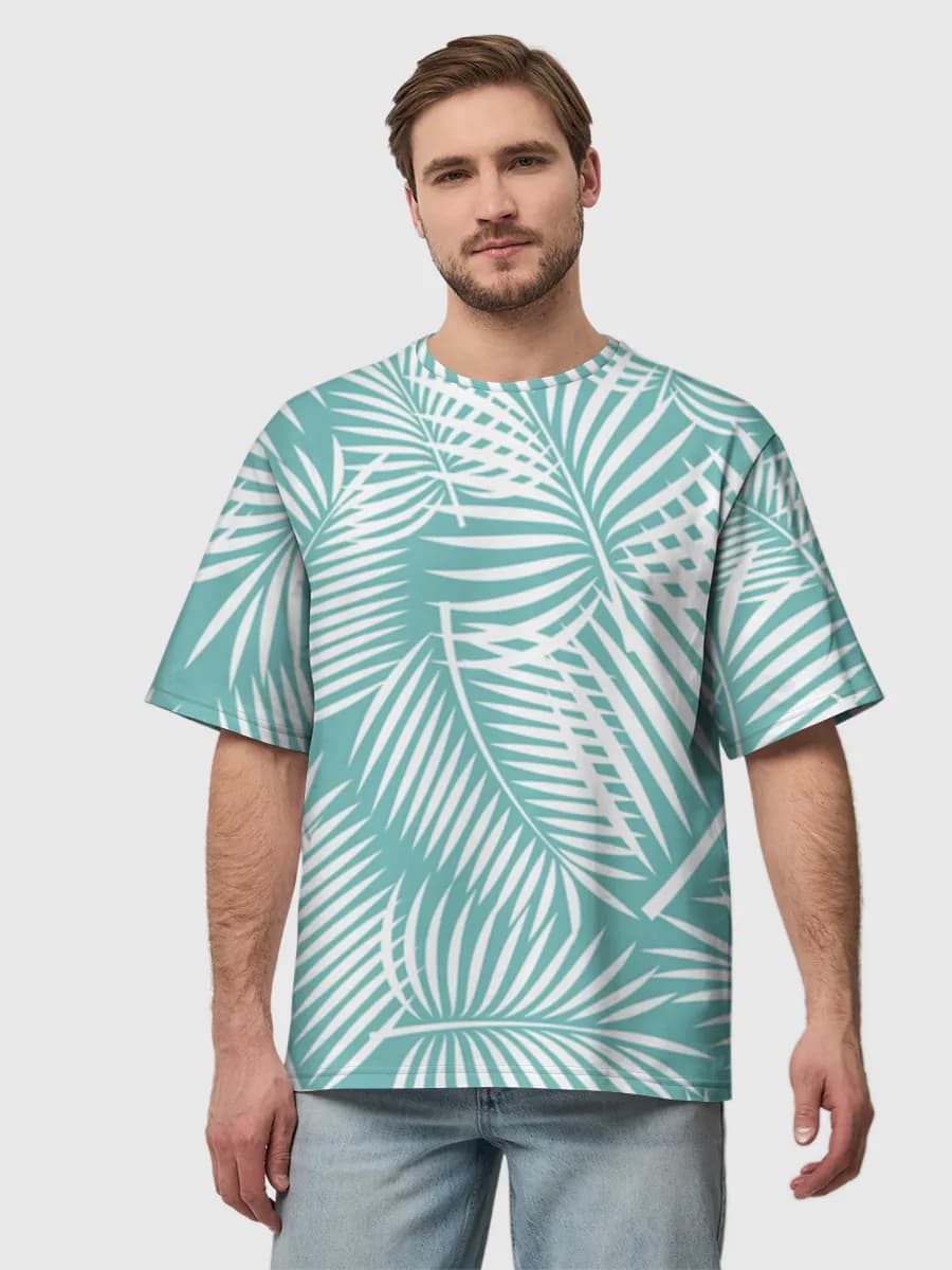 Men's oversized cotton T-shirt