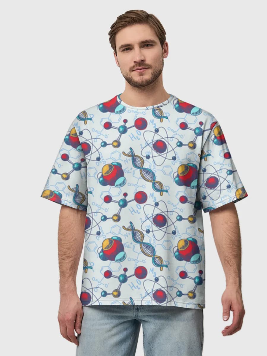Men's oversized cotton T-shirt