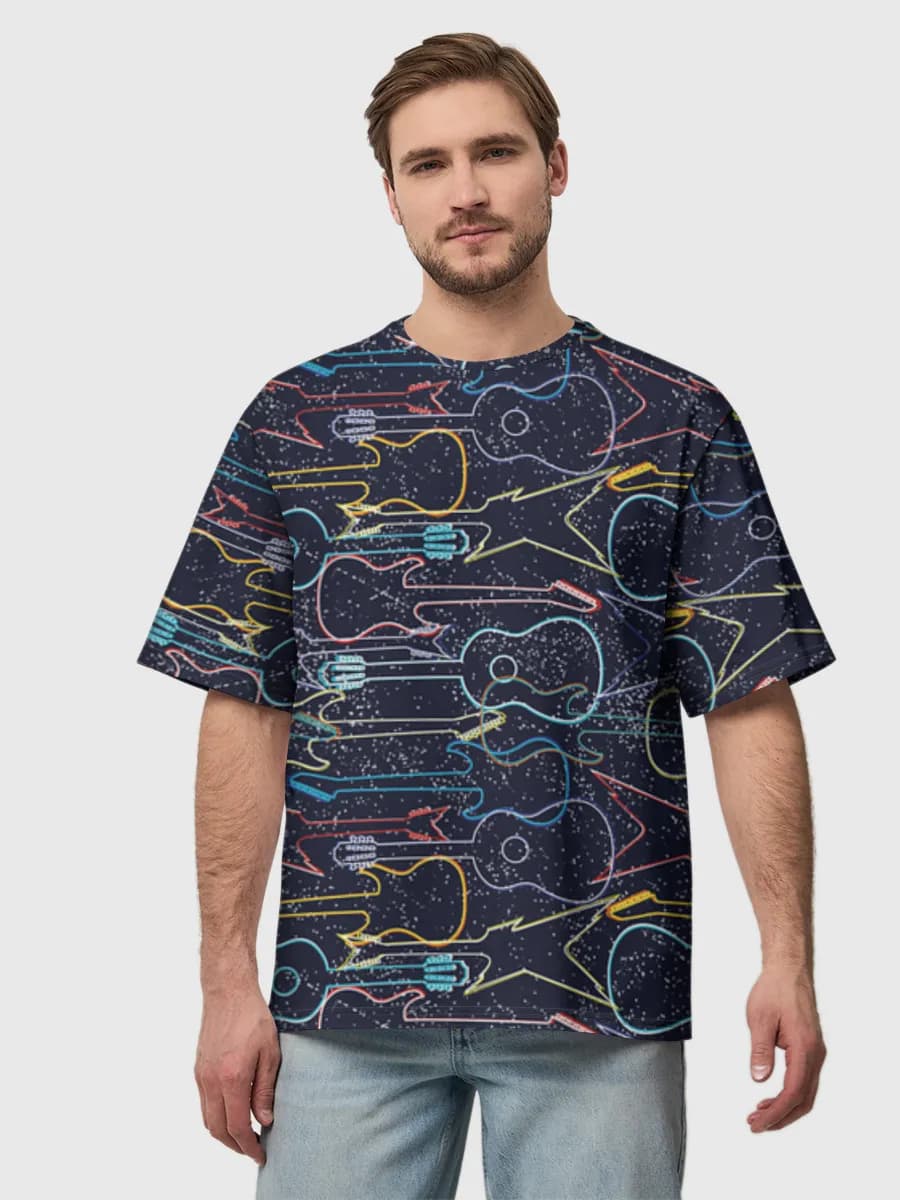Men's oversized cotton T-shirt