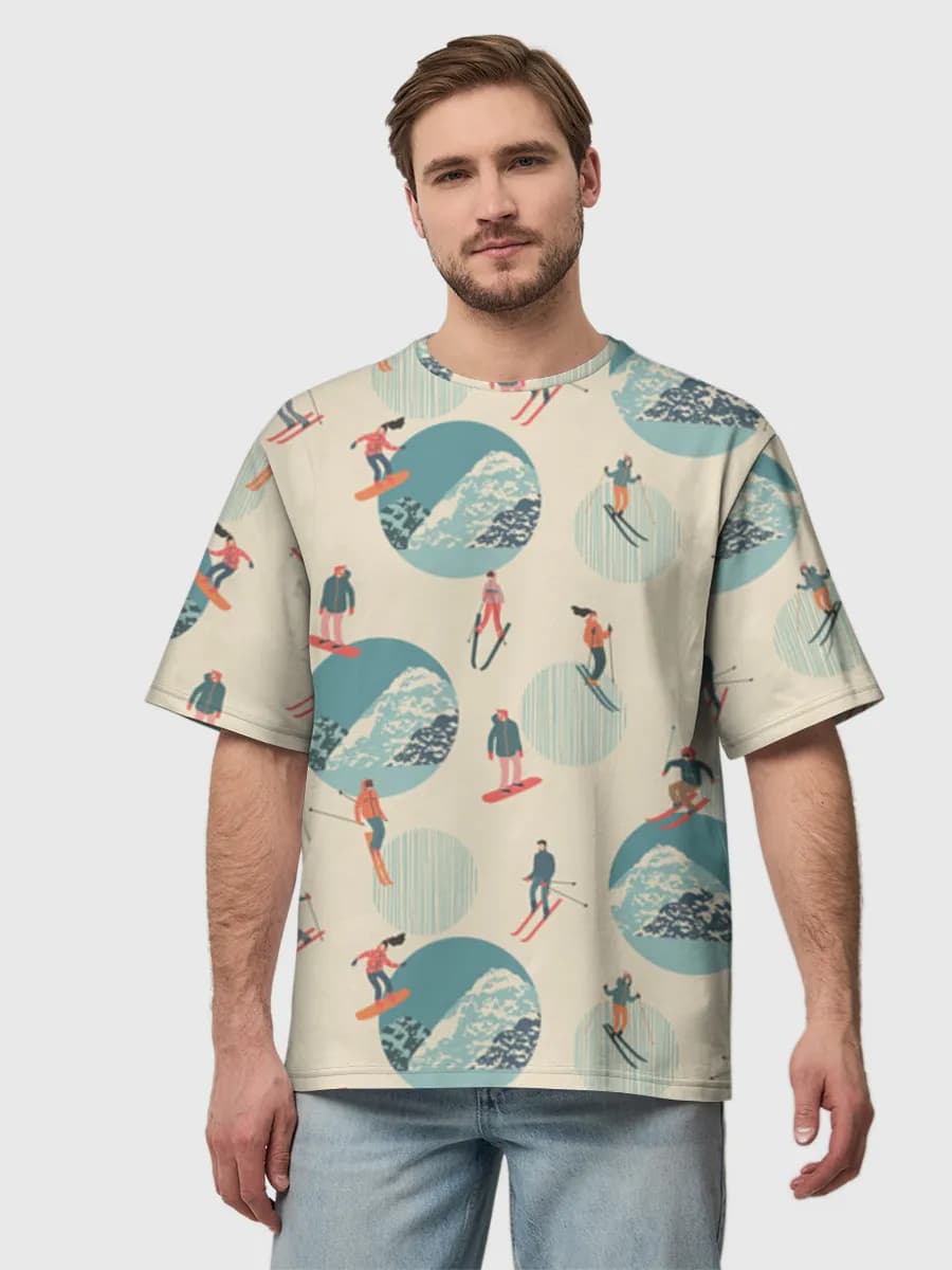 Men's oversized cotton T-shirt