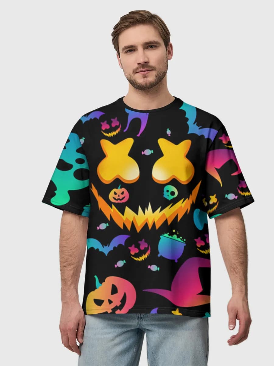 Men's oversized cotton T-shirt