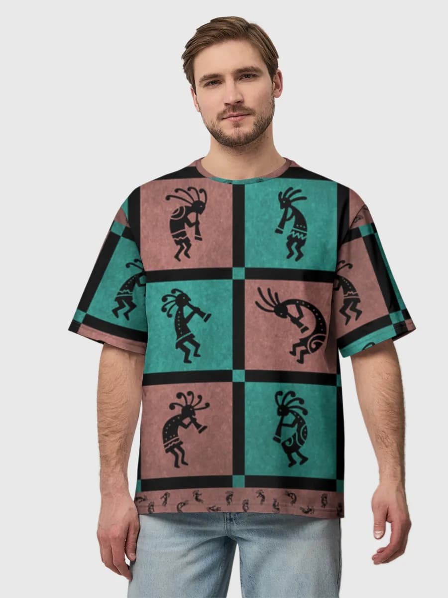 Men's oversized cotton T-shirt