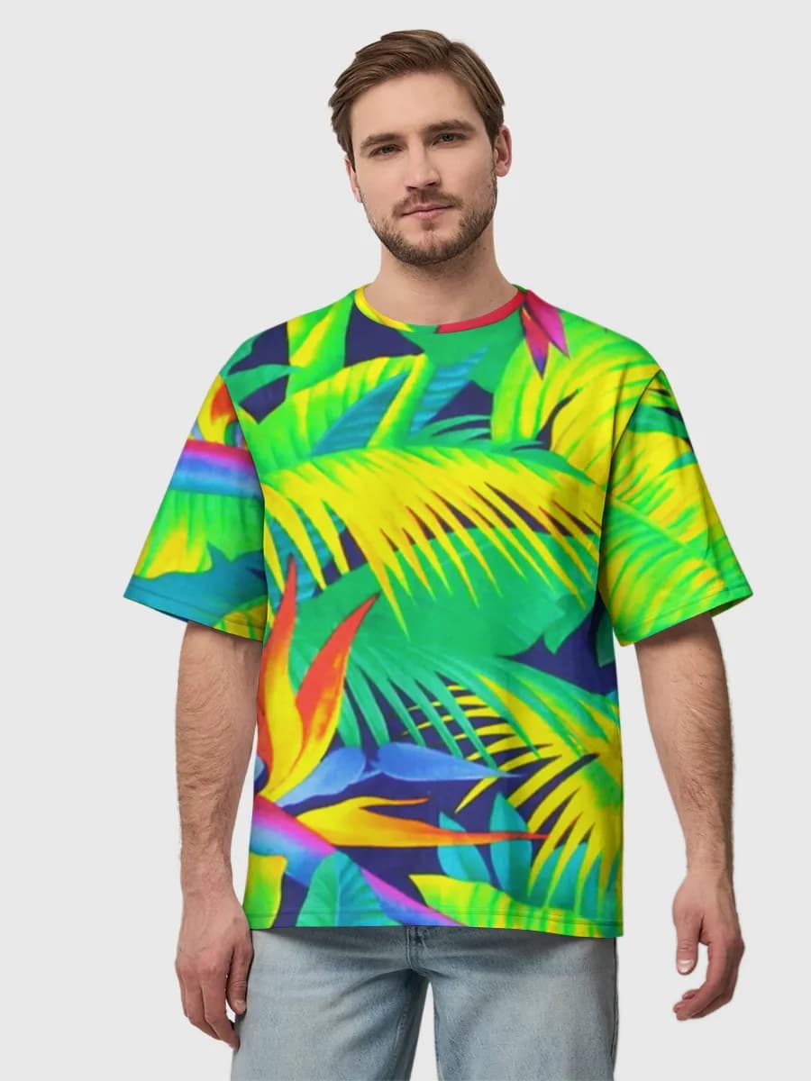 Men's oversized cotton T-shirt