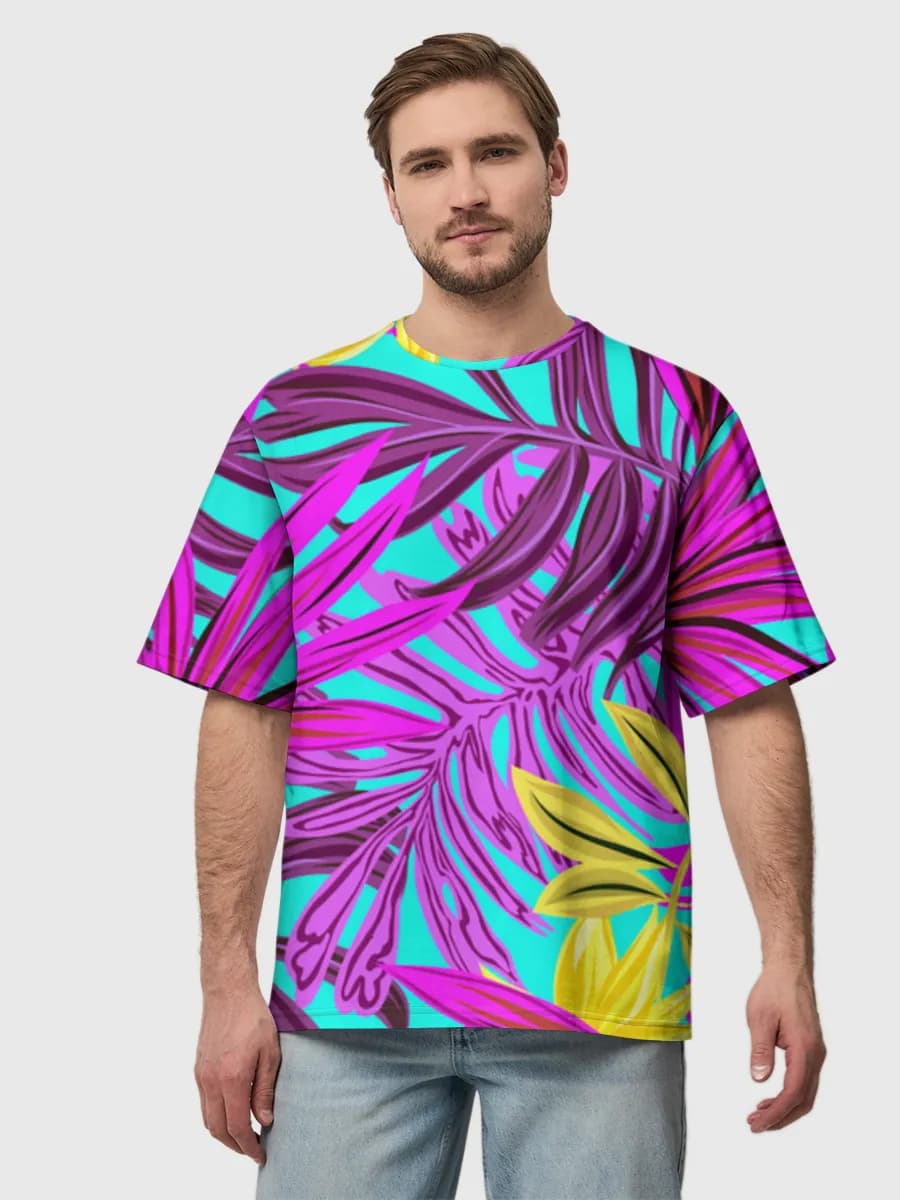 Men's oversized cotton T-shirt
