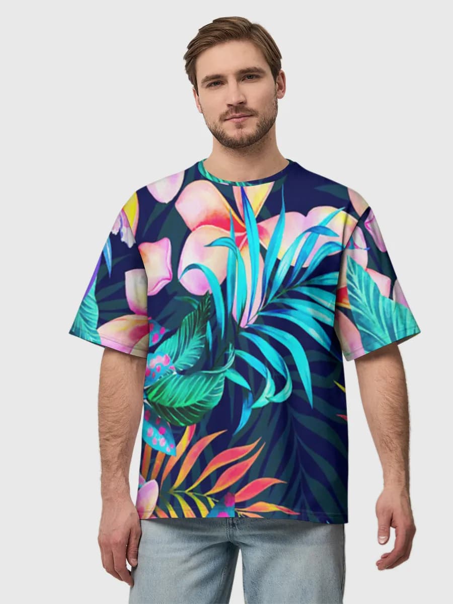 Men's oversized cotton T-shirt