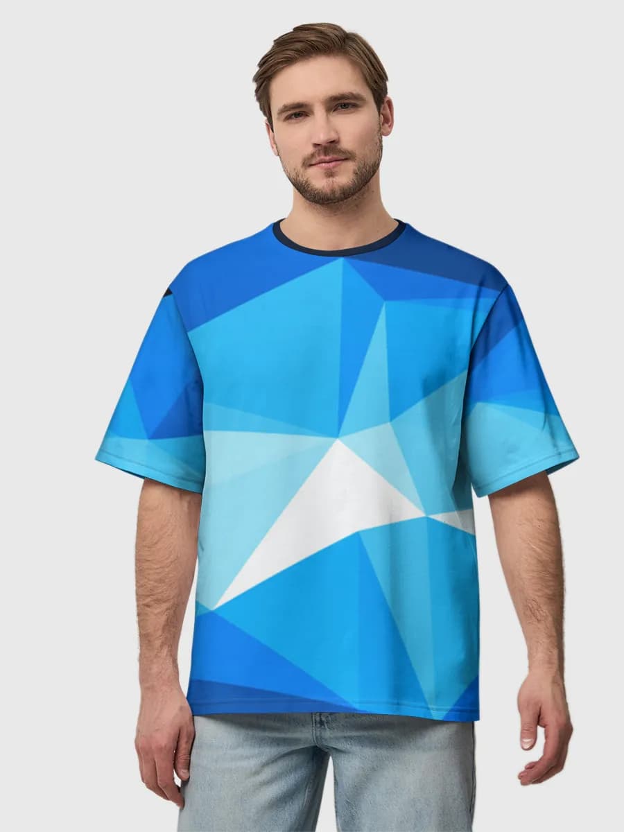Men's oversized cotton T-shirt