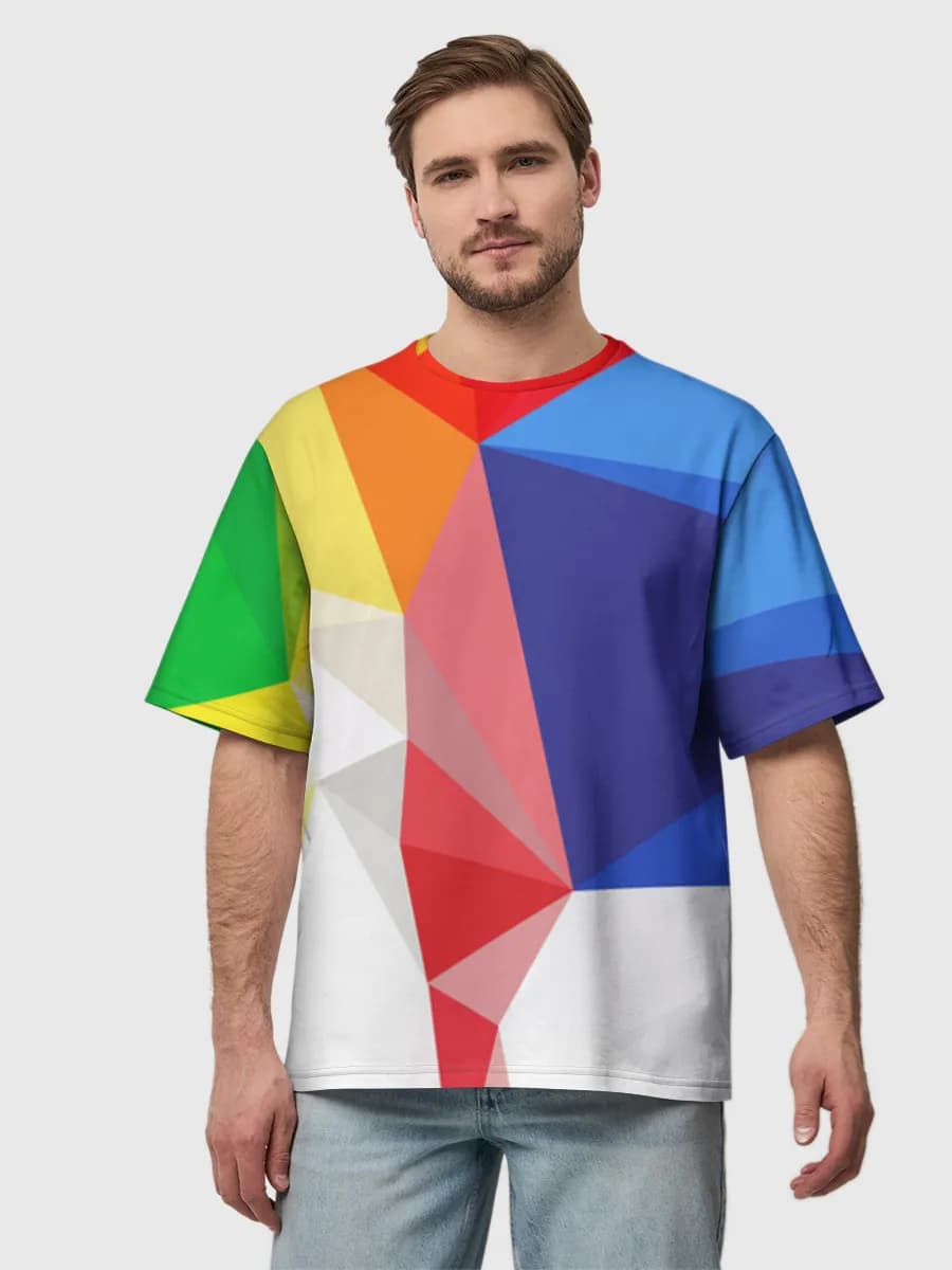 Men's oversized cotton T-shirt
