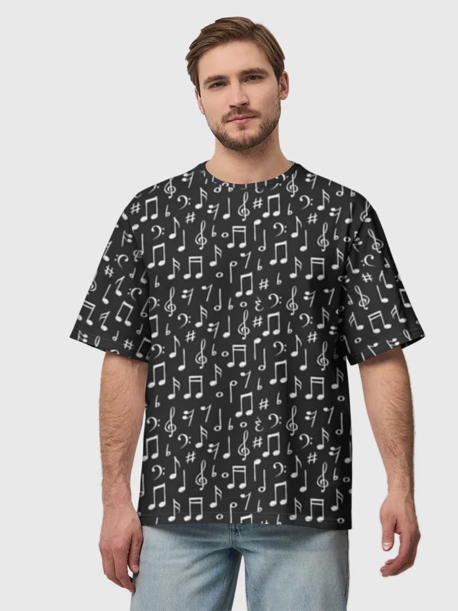 Men's oversized cotton T-shirt