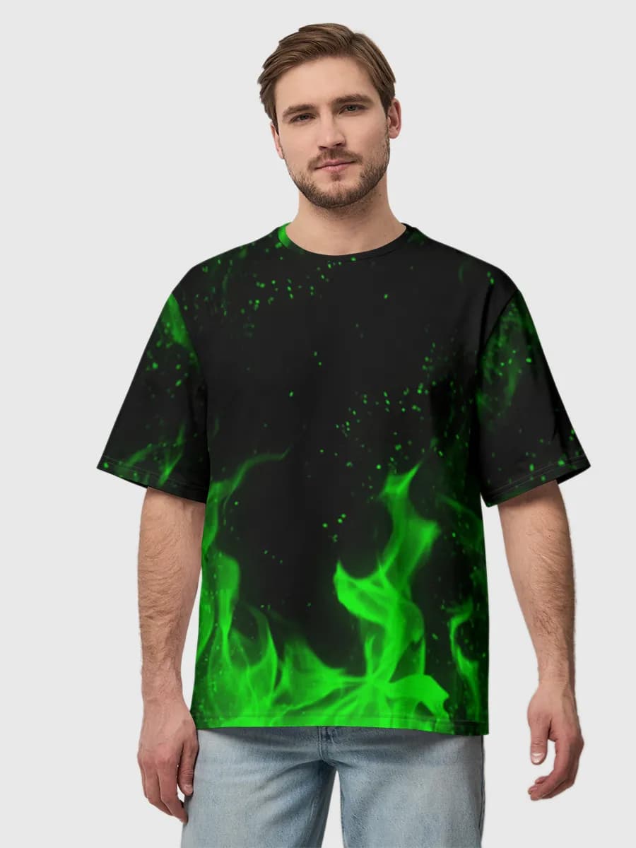 Men's oversized cotton T-shirt