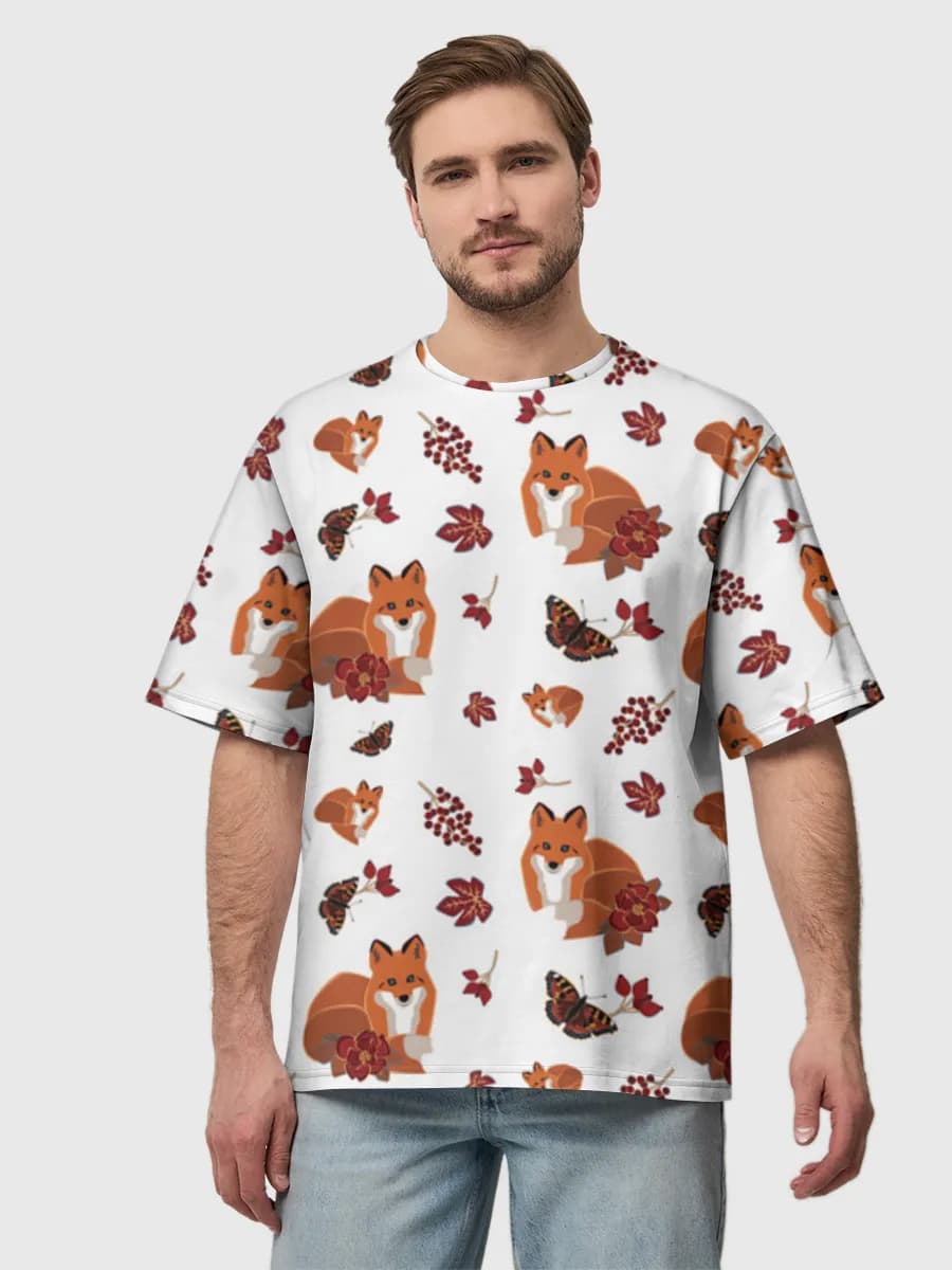 Men's oversized cotton T-shirt