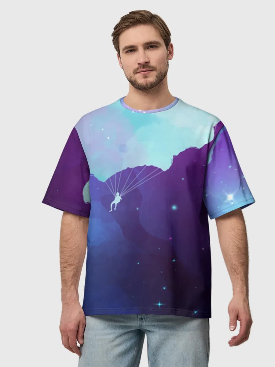 Men's oversized cotton T-shirt