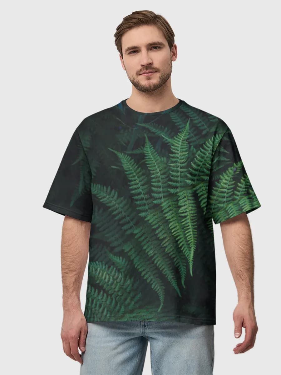 Men's oversized cotton T-shirt
