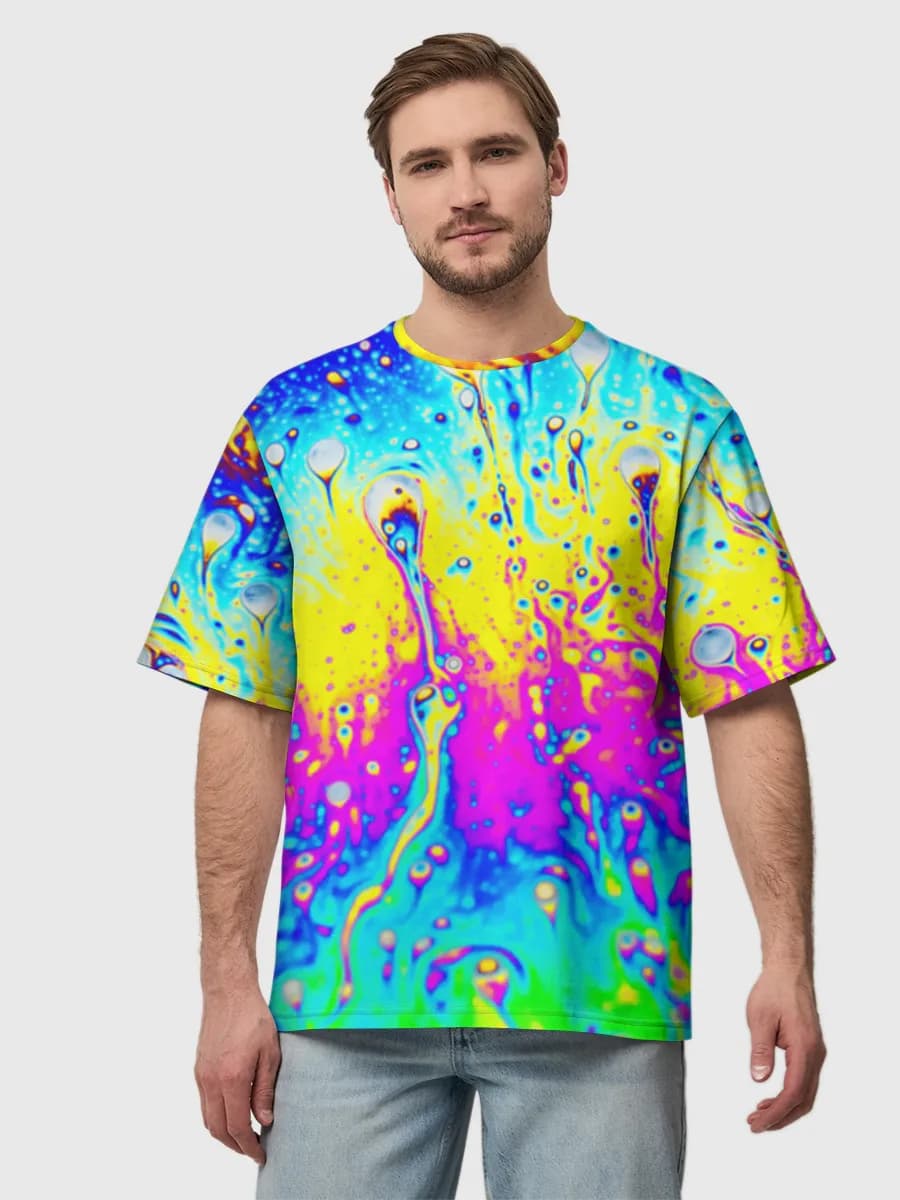 Men's oversized cotton T-shirt