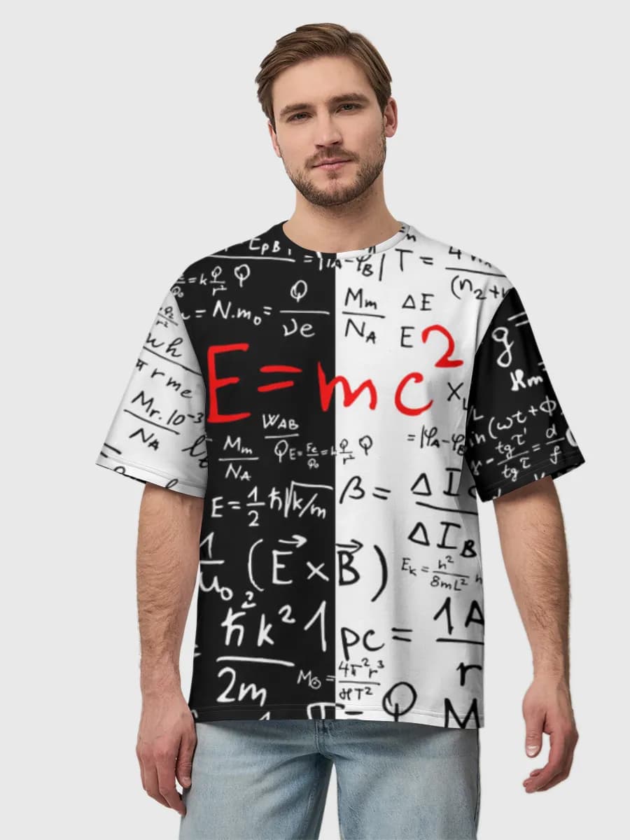 Men's oversized cotton T-shirt