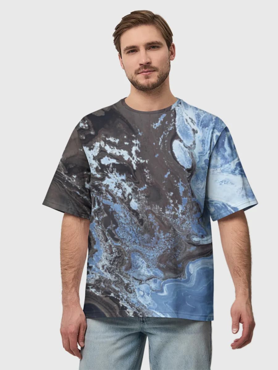 Men's oversized cotton T-shirt