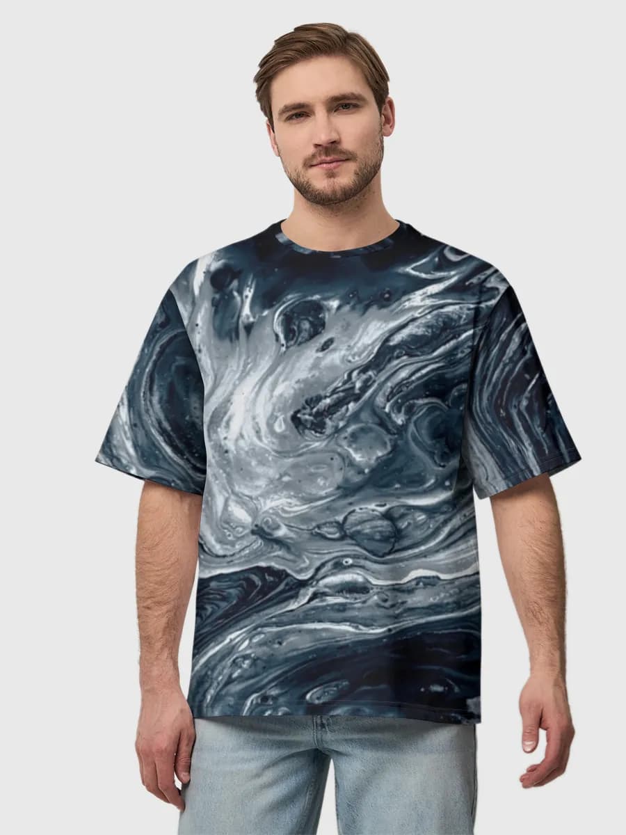 Men's oversized cotton T-shirt