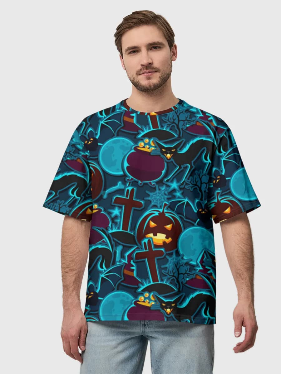 Men's oversized cotton T-shirt