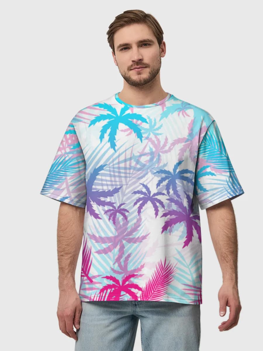 Men's oversized cotton T-shirt