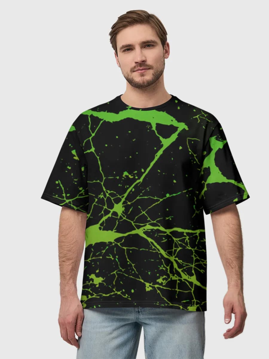 Men's oversized cotton T-shirt