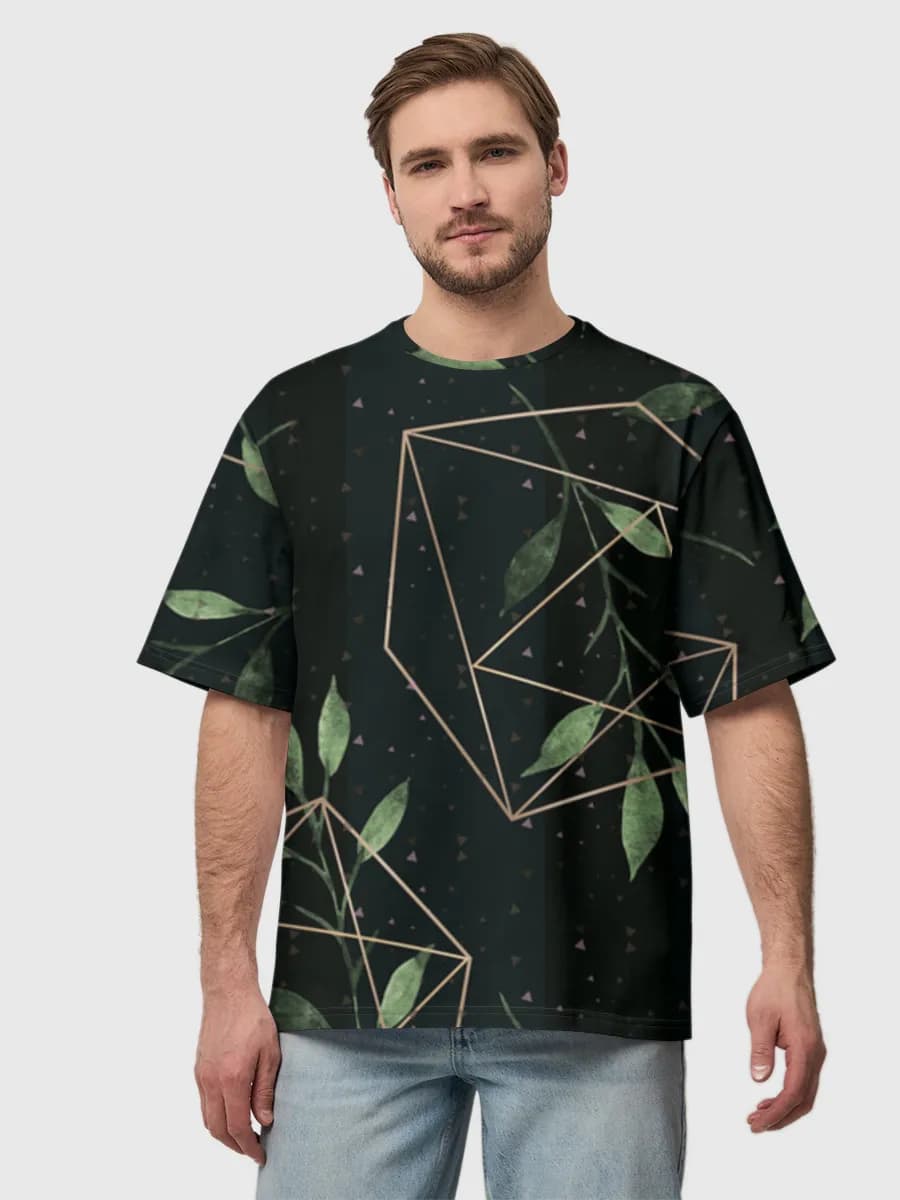 Men's oversized cotton T-shirt