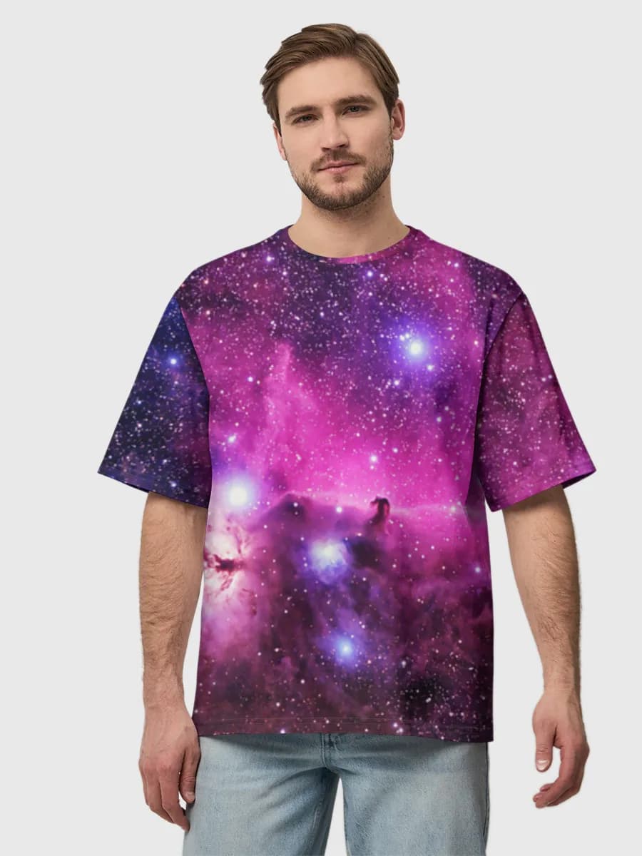 Men's oversized cotton T-shirt