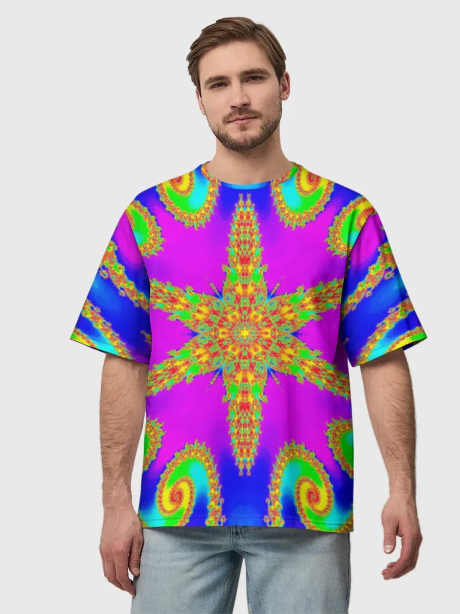 Men's oversized cotton T-shirt