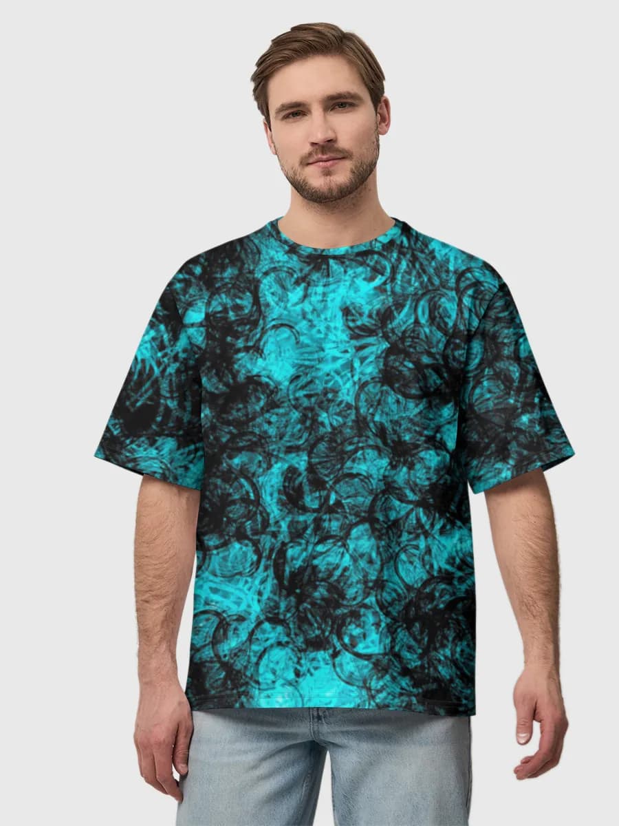 Men's oversized cotton T-shirt