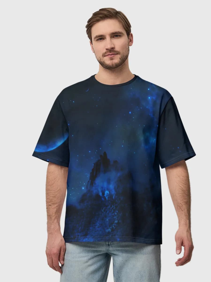 Men's oversized cotton T-shirt