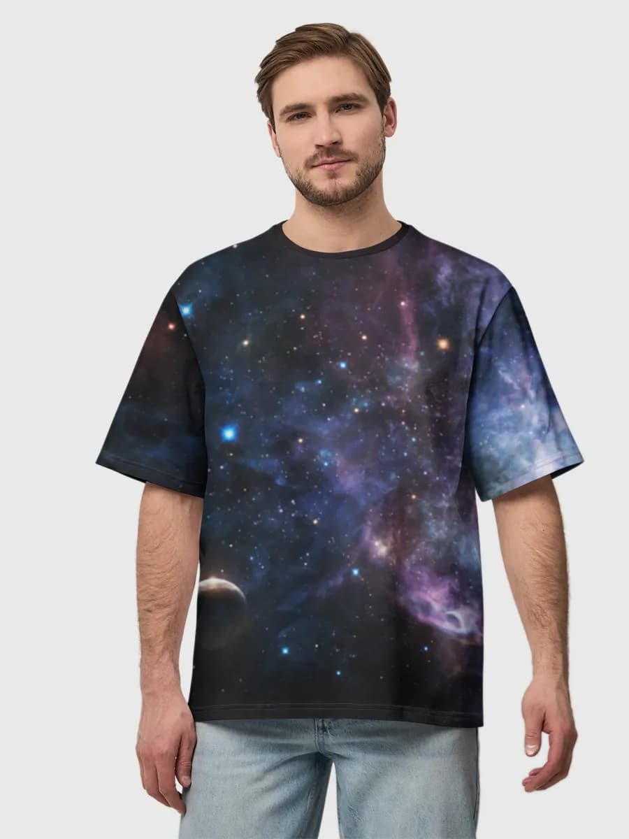Men's oversized cotton T-shirt