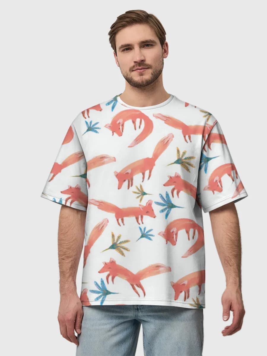 Men's oversized cotton T-shirt