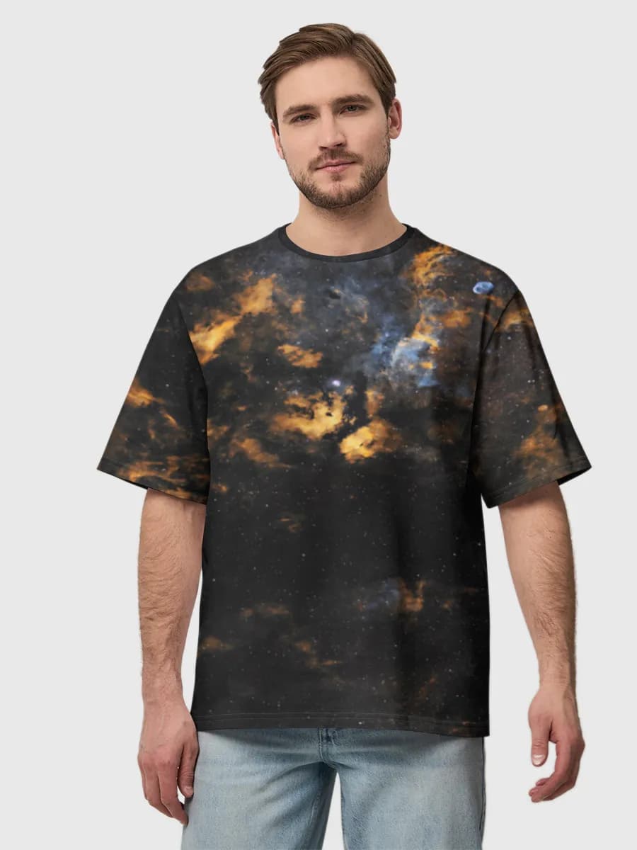 Men's oversized cotton T-shirt