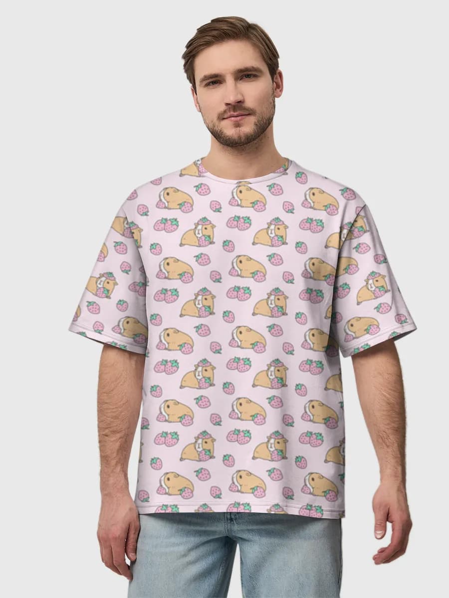 Men's oversized cotton T-shirt