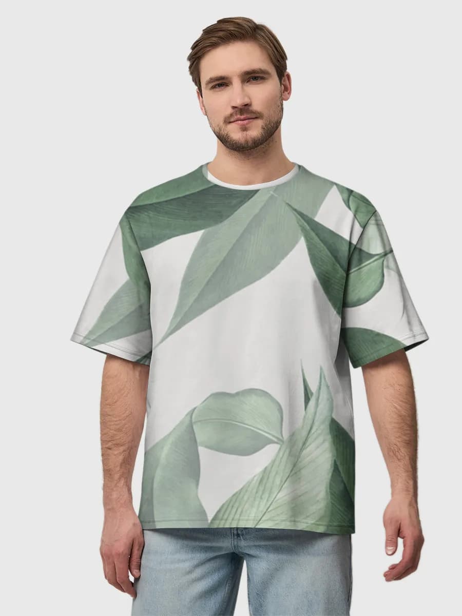 Men's oversized cotton T-shirt