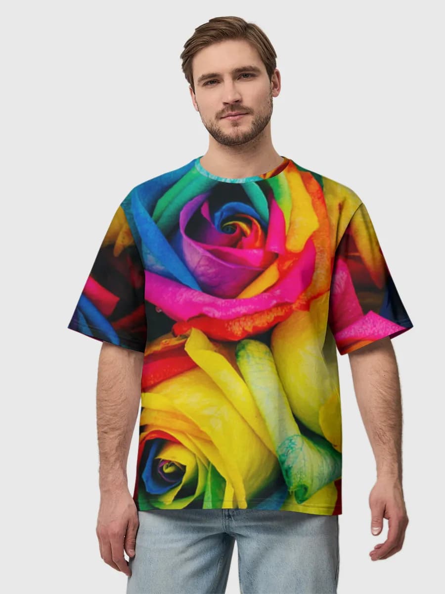 Rainbow Rose Bouquet