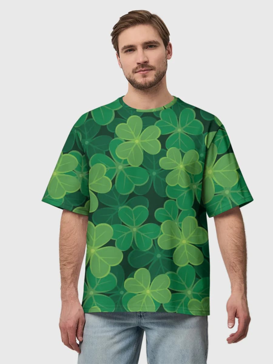Men's oversized cotton T-shirt