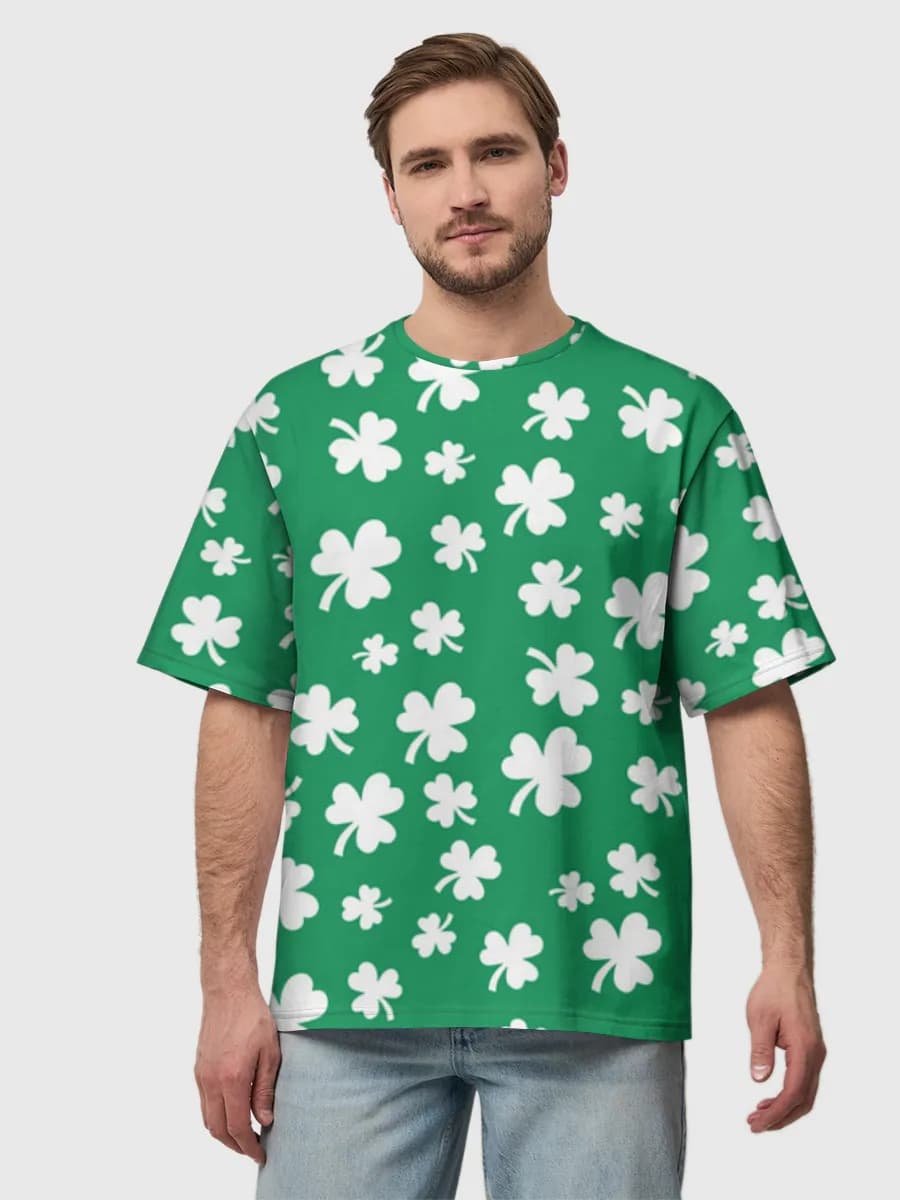 Men's oversized cotton T-shirt