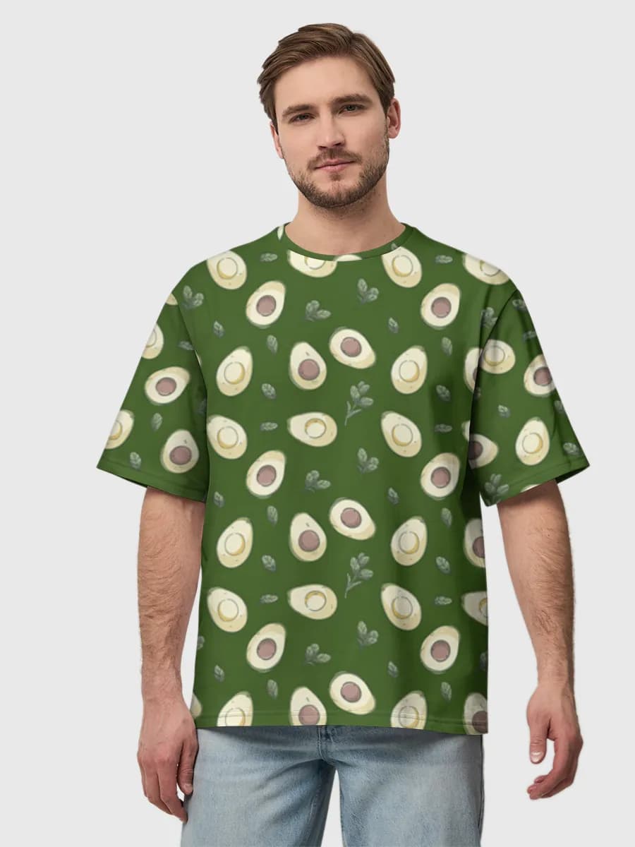 Men's oversized cotton T-shirt